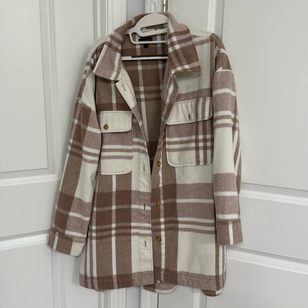 Banana Republic flannel sweater shirt
